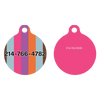 Multi-Stripe HD Dog ID Tag