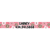 Personalized Daisy Chain Pink Dog Collar