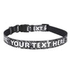 Personalized Bandana Black Dog Collar