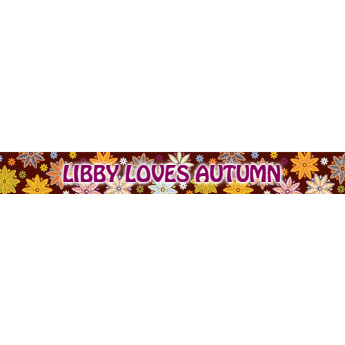 Personalized Autumn Flowers Dog Collar