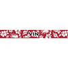 Personalized Aloha Red Dog Collar