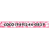 Personalized Island Floral Pink Dog Collar