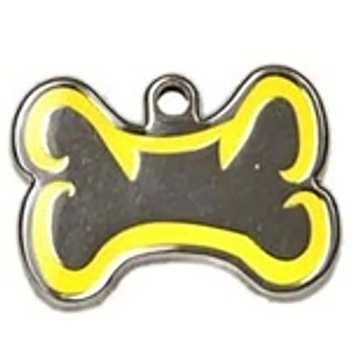 Yellow Bone Dog ID Tag - With Engraving