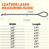Soft Leather Round Dog Lead