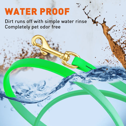 Viper Biothane Long Line 20 ft Lead with Brass Hardware