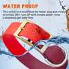 Viper Biothane Waterproof Dog Collar - Brass Hardware - 1.5in Wide, Size XXL (24 to 28 inches)