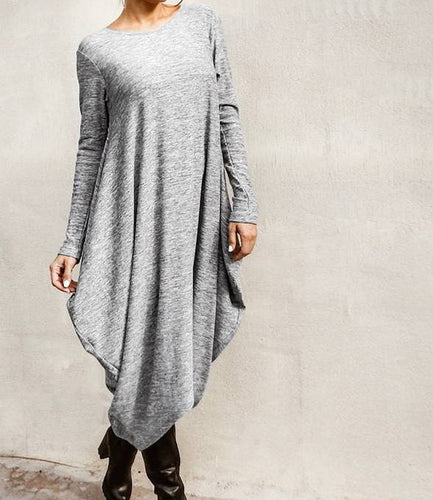Women's Irregular Loose Plus Size Dress