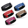 Leather + Nylon Spiked Dog Collar