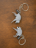 Jimothy Inspired Raccoon Kit n Kat Pal Keychain