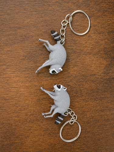 Jimothy Inspired Raccoon Kit n Kat Pal Keychain