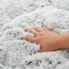 Mr. Peanut's 28 OrthoPlush® Pet Bed - Snowflake White Two Tone