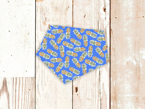 Blue Pineapples Dog Bandana