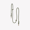 'Moss Green' - Hands Free Braided Leash