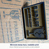 Egg Farm Ink Stamp 2-Pack - FRAGILE and Quail Eggs Stamps for Shipping Boxes and Egg Cartons