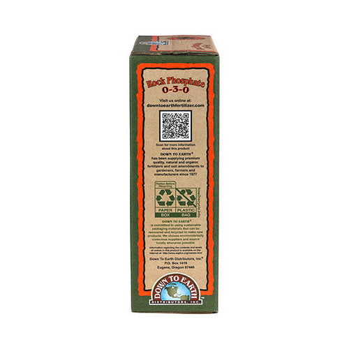 Down To Earth™, Rock Phosphate 0-3-0, All Natural, Single Ingredient (5 LBS.)