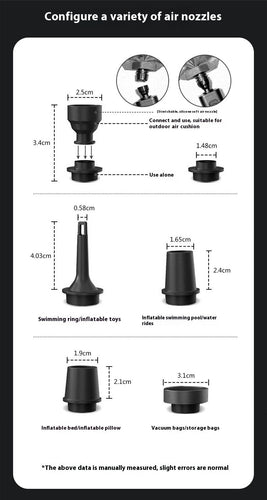 Vacuum Compression Bag Wireless Charging Electric Suction