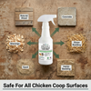 Chicken Coop Odor Control Spray 32 Oz | Neutralizes Ammonia Smell | Premo Guard