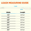 Biothane Waterproof Traffic Lead for Dogs, 2 ft