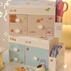 Creative Cute Desktop Storage Box Plastic Drawer Type