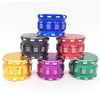 New Metal Sound Pattern Polygonal Aluminum Alloy 4-layer Smoke Grinder