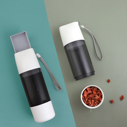 2-in-1 350ml Portable Dog Water Bottle