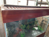 SOLID WOOD 160 Gallon Ultraclear Starphire Glass Reef-Ready Aquarium in Premium Cherry Solid Wood Furniture