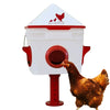 RentACoop 10lb Chick2Chicken 4-Port Chicken Feeder