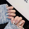 Camellia Plaster Relief Nail Stickers Suit