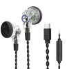 Wired Music Headset Flat Head Earbuds Computer Mobile Phone Universal
