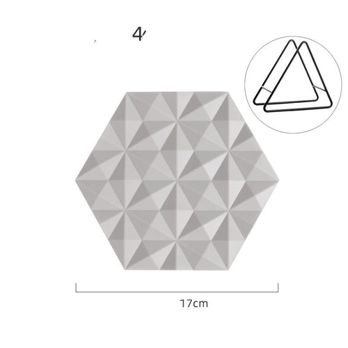 Table Insulation Pad Silicone Light Luxury Placemat Anti-scalding Anti-slip Pad