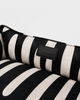 Chester & Lee | Velvet Sleeper Dog Bed Black Abstract