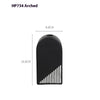 Black And White Striped Ceramic Dried Flower Vase Decorative Art Ornaments
