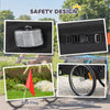Dog Bike Trailer, Pet Cart Bicycle Carrier with 20 Air Tires, Quick-Release Wheels, Reflectors, Flag