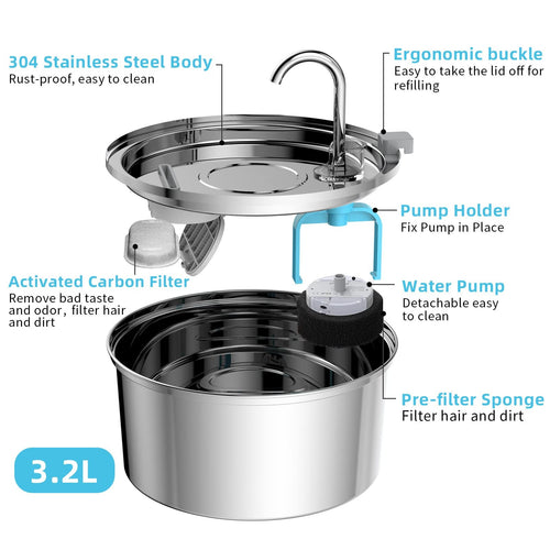 Automatic Pet Drinking Water Fountain