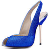 Sands Wedding Dinner Iron Heel Shallow Stiletto Fish Mouth Shoes
