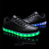 Fashion LED Light Men And Women Student Board Shoes USB Charging Luminous