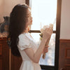 French Bridesmaid Cheongsam Satin Light Wedding Small Evening Dress Women