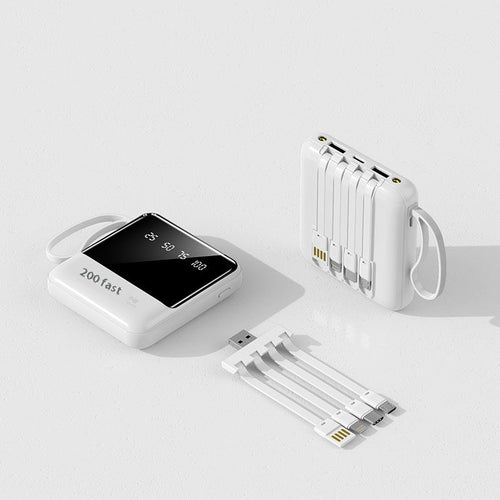 Power Bank Mini Compact Portable Mirror Fast Charging Large Capacity Mobile Power Supply