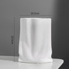Table Bedside Pleated Ceramic Vase Ornament