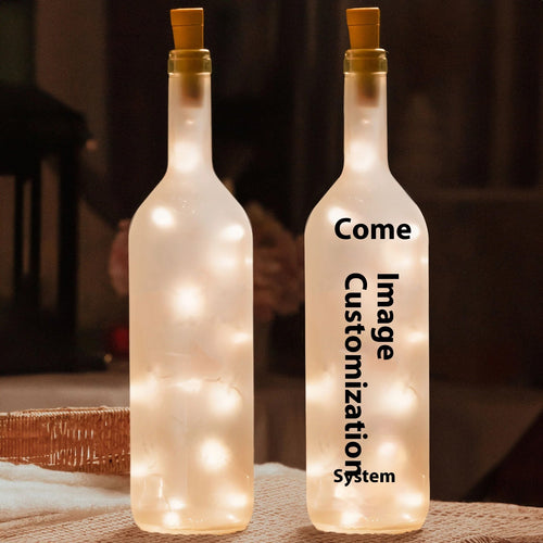 Customized  Glass Bottle Birthday Gift