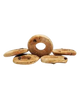 Pupums Crispy Oatmeal Chip Dog Treats - Vegan Non-GMO