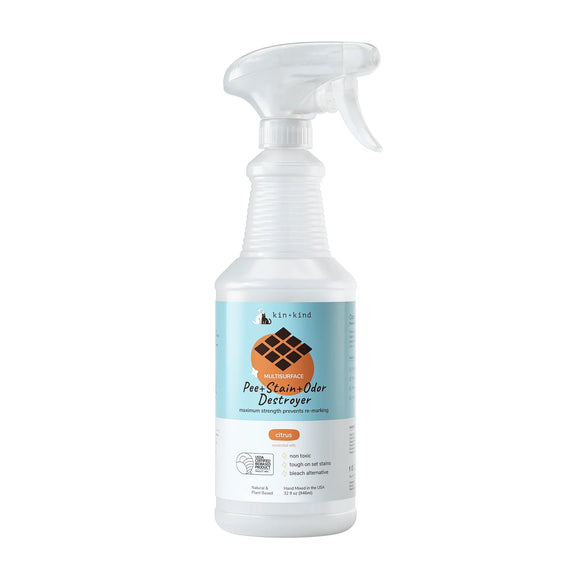 Kin + Kind Pee+Stain+Odor Destroyer (Multi-Surface) - Citrus for Dogs