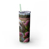 Skinny Tumbler with Straw – 20 oz Stainless Steel Cup