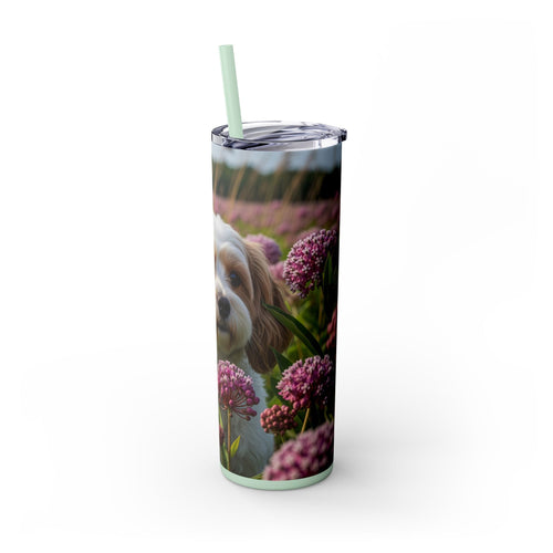 Skinny Tumbler with Straw – 20 oz Stainless Steel Cup