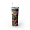 Skinny Tumbler with Straw – 20 oz Stainless Steel Cup