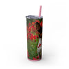 Skinny Tumbler with Straw – 20 oz Stainless Steel Cup
