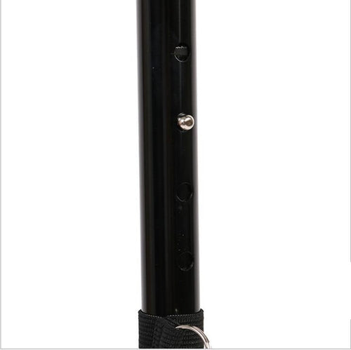 Luminous walking stick five section telescopic folding old tumbler magical aluminum alloy
