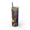 Skinny Tumbler with Straw – 20 oz Stainless Steel Cup