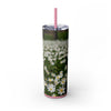 Skinny Tumbler with Straw – 20 oz Stainless Steel Cup