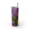 Skinny Tumbler with Straw – 20 oz Stainless Steel Cup